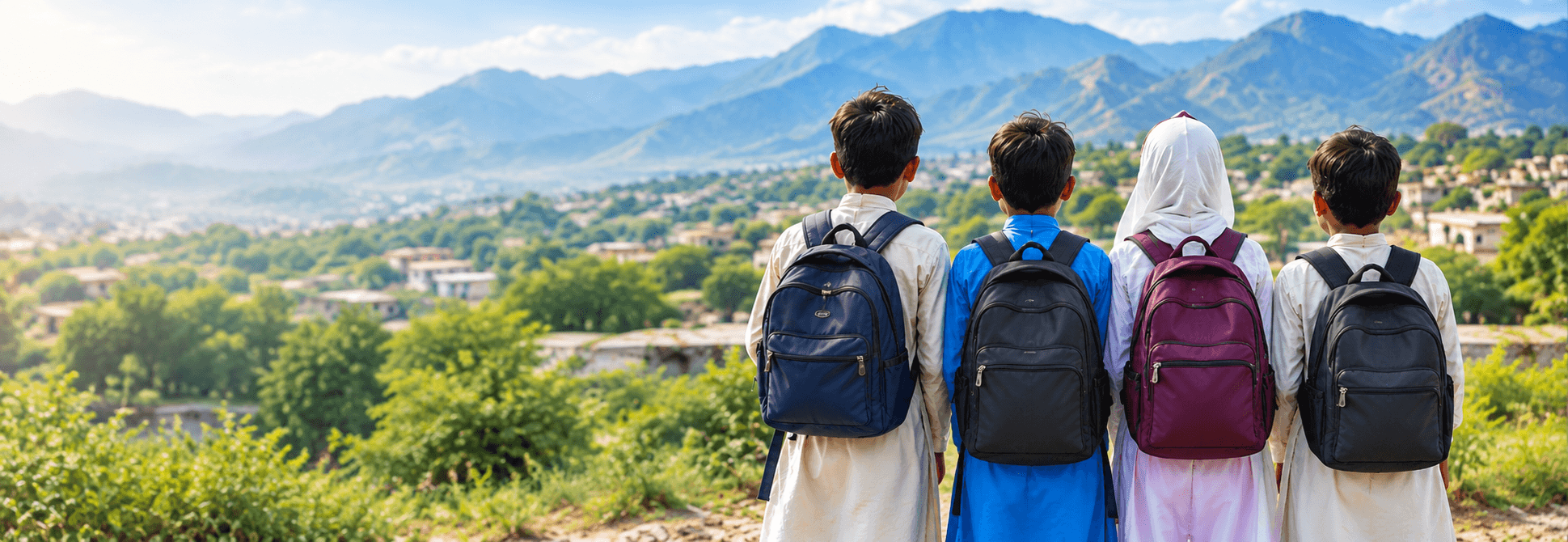 Students supporting one another on their educational journey